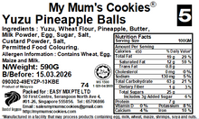 Load image into Gallery viewer, 1. YUZU PINEAPPLE BALLS 柚子球 41pcs+- 550g+-
