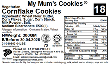 Load image into Gallery viewer, 18. CORNFLAKES COOKIES 早餐谷粮饼 (素)49pcs+-300g+- Vegetarian, Eggless