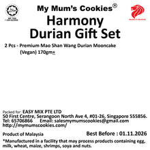 Load image into Gallery viewer, Corporate 26 Harmony MSW Durian Mooncake Gift Set (2 pcs X 170g, 50 sets and above, before 15 Aug 26)