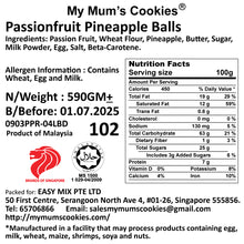 Load image into Gallery viewer, 6. PASSION FRUIT PINEAPPLE BALLS 百香凤梨酥 41pcs+-535g+-