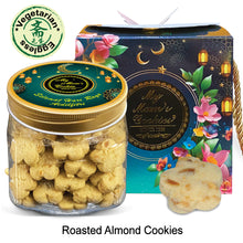 Load image into Gallery viewer, 10. ROASTED ALMOND COOKIES 杏仁香素饼 (斋) 66pcs+- 450g+- Vegetarian, Eggless