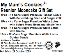 Load image into Gallery viewer, (Corporate - 50 sets or more) Reunion Mooncake Gift Set (4 pcs X 180g)