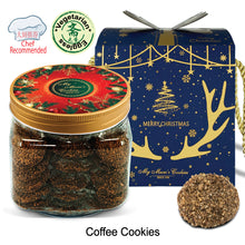 Load image into Gallery viewer, 5. COFFEE COOKIES 咖啡饼(素) 58pcs+-420g+- Vegetarian, Eggless
