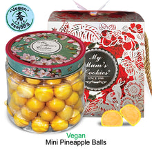 Load image into Gallery viewer, VEGAN MINI PINEAPPLE BALLS 迷你黄金旺来球  80pcs+-, 530g+-
