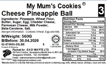 Load image into Gallery viewer, 3. CHEESE PINEAPPLE BALLS  (NEW) 560g +-
