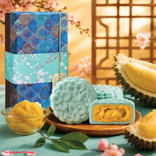 Load image into Gallery viewer, Corporate 26 Harmony MSW Durian Mooncake Gift Set (2 pcs X 170g, 50 sets and above, before 15 Aug 26)
