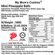 Load image into Gallery viewer, MINI PINEAPPLE BALLS 迷你黄金旺来球  80pcs+-
