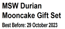 Load image into Gallery viewer, (Corporate - 50 sets or more) 1-for-1( 2 boxes &amp; 2 bags) Tree-Ripened MSW Durian Mooncake Gift Set (Total 8 pcs X 170g)
