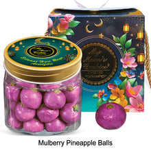 Load image into Gallery viewer, 1. MULBERRY PINEAPPLE BALLS 桑葚箩球  44pcs+-560g+-
