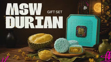 Load and play video in Gallery viewer, Tree-Ripened MSW Durian Mooncake Gift Set (4 pcs X 170g)
