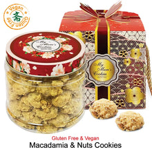 Load image into Gallery viewer, MACADAMIA AND NUTS COOKIES (NO CANE SUGAR ADDED, VEGAN, GLUTEN FREE)

